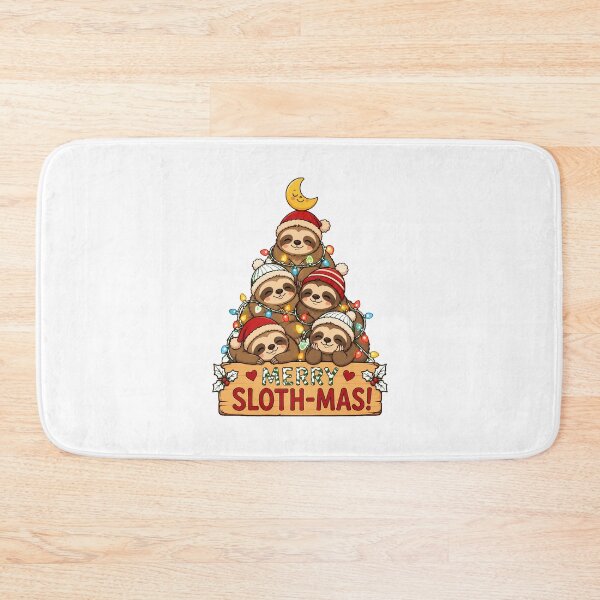 Item preview, Sloth Christmas Tree Cozy Sloth Lover designed and sold by chattsuede.