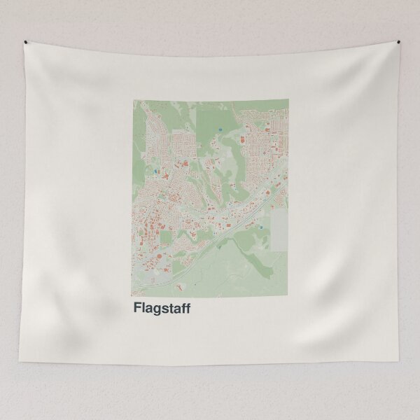 Item preview, Flagstaff Minimalistic Map Art designed and sold by MapsNerd.