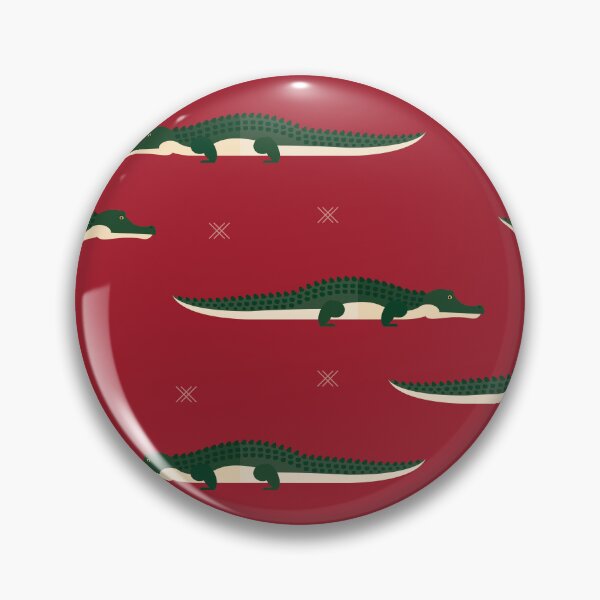 Item preview, Crocodiles on red designed and sold by reneesillus.