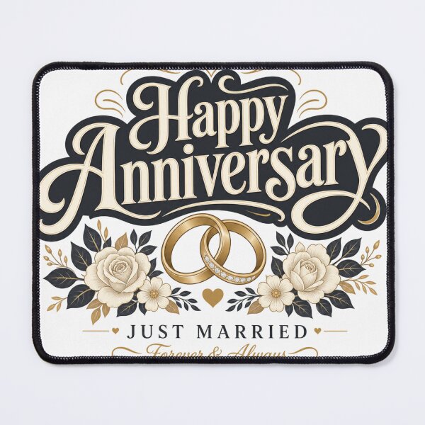 Item preview, Happy Anniversary for Newly Wed Couple designed and sold by GoodPlaceToShop.