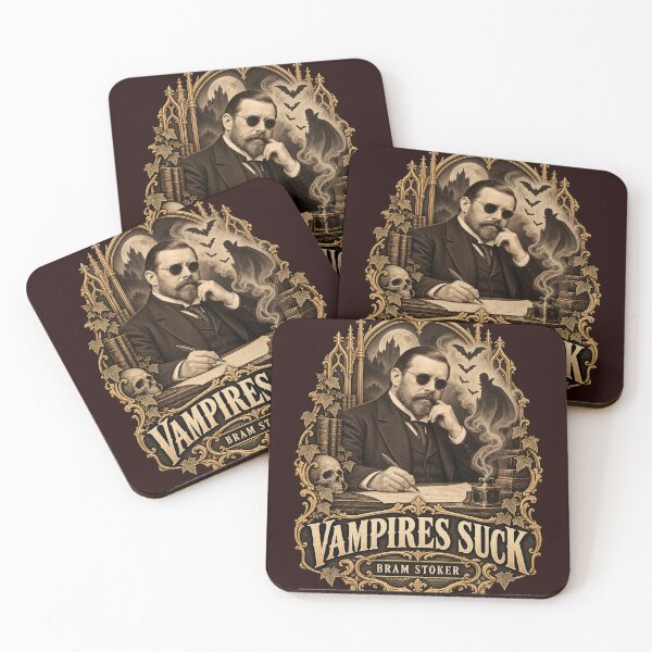 Item preview, Bram Stoker - 'Vampires Suck"  designed and sold by Kzacreative.