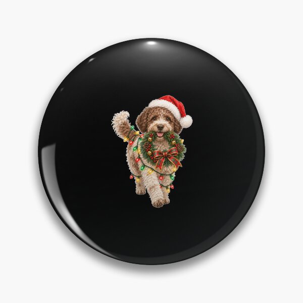 Item preview, Lagotto Romagnolo Christmas Wreath Decoration Xmas designed and sold by GenioFin.