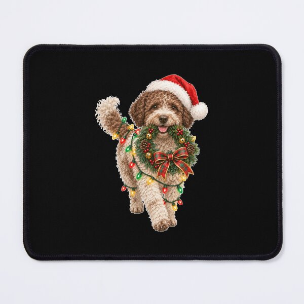 Item preview, Lagotto Romagnolo Christmas Wreath Decoration Xmas designed and sold by GenioFin.