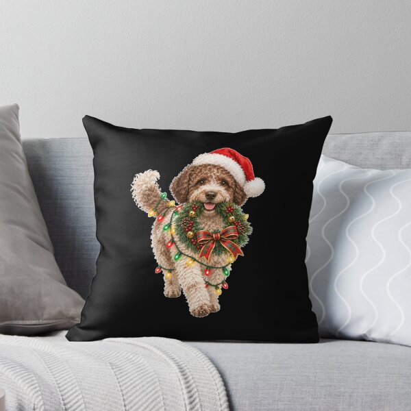 Item preview, Lagotto Romagnolo Christmas Wreath Decoration Xmas designed and sold by GenioFin.
