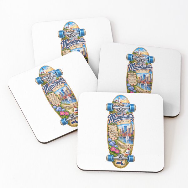 Item preview, Massachusetts Gen X Skateboard designed and sold by Whimspired By Paxx.