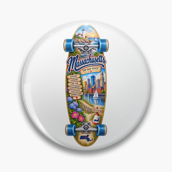 Item preview, Massachusetts Gen X Skateboard designed and sold by Whimspired By Paxx.