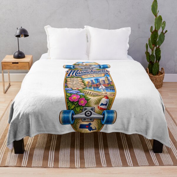 Artikelvorschau, Massachusetts Gen X Skateboard entworfen und verkauft von Whimspired By Paxx.