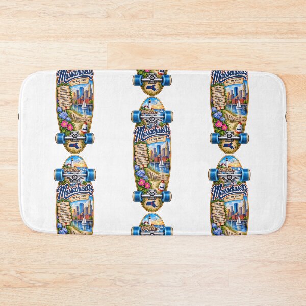 Aperçu de l'œuvre Skateboard de la génération X du Massachusetts créée et vendue par Whimspired By Paxx.
