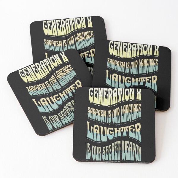 Item preview, Retro Wave Generation X Sarcasm Secret Weapon Quote designed and sold by AtulDave.