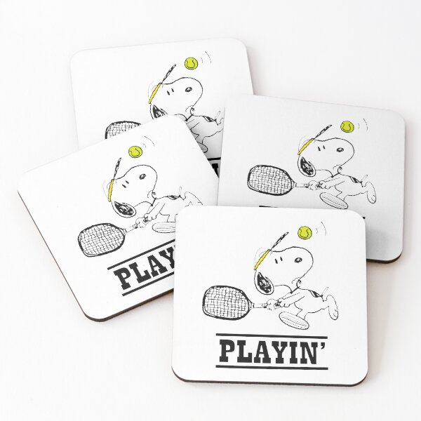 Item preview, Snoopy Playing Tennis Playin designed and sold by LittleMamastore.