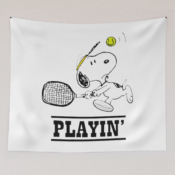 Item preview, Snoopy Playing Tennis Playin designed and sold by LittleMamastore.