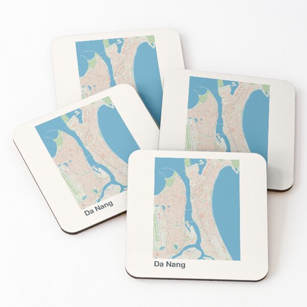 Item preview, Da Nang Minimalistic Map Art designed and sold by MapsNerd.