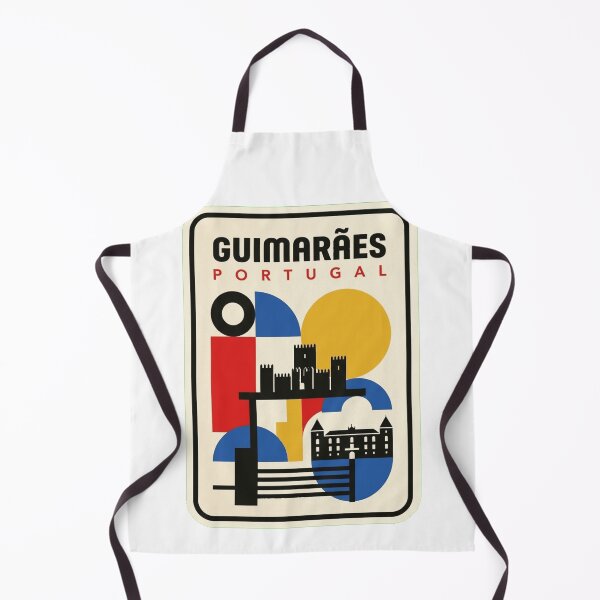 Item preview, Retro Guimarães Bauhaus Geometric Skyline designed and sold by k3rstman1.