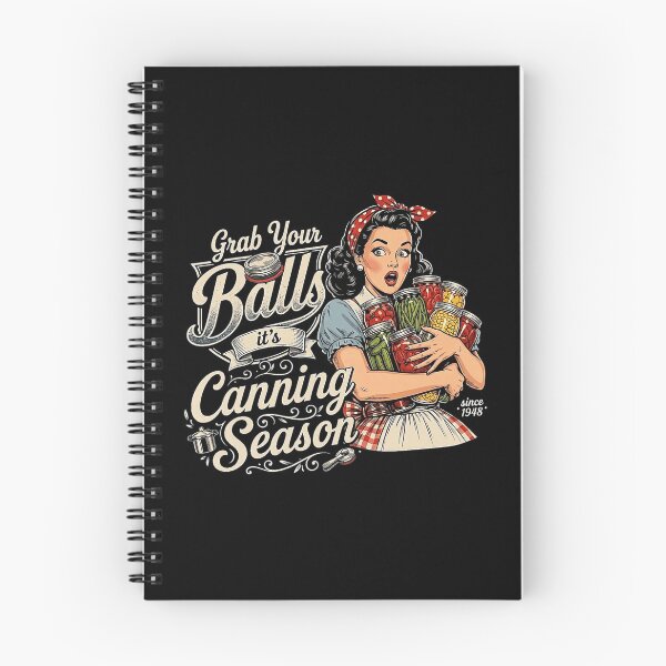 Item preview, Grab Your Balls Canning Season Funny Retro Kitchen designed and sold by OddPopARt.