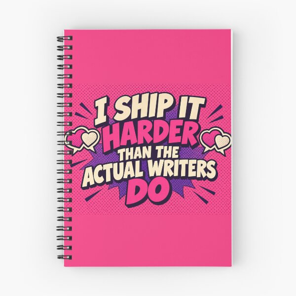 Item preview, I Ship It Harder Than The Actual Writers Do - Fandom Shipping Humor Tee designed and sold by Fanverse Merchandise.