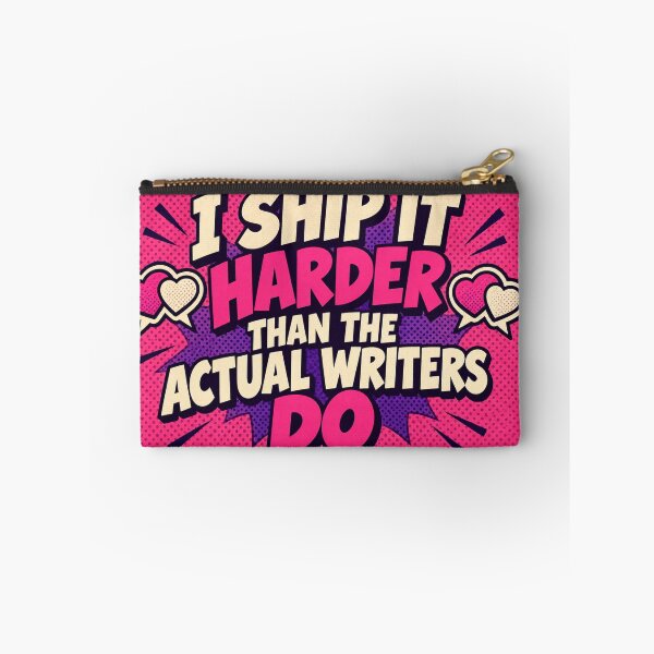 Item preview, I Ship It Harder Than The Actual Writers Do - Fandom Shipping Humor Tee designed and sold by Fanverse Merchandise.
