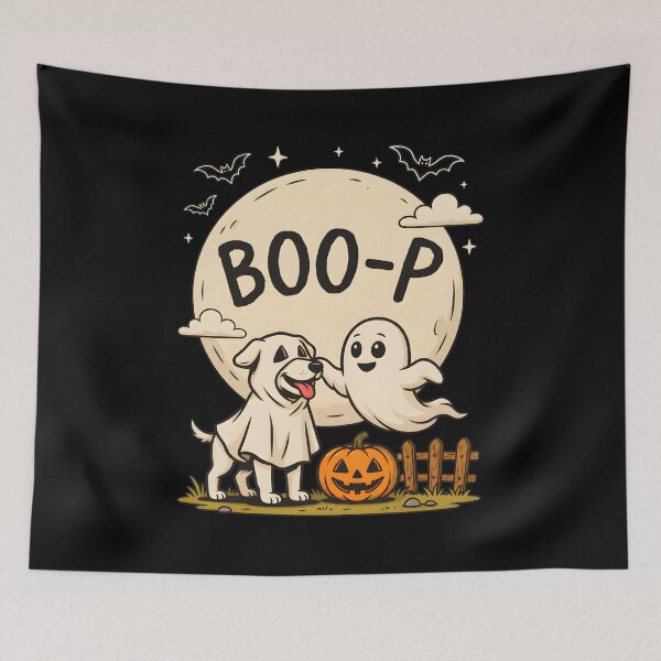 Item preview, Boo-p Dog Ghost Costume Halloween Moon designed and sold by SoyLamderma.