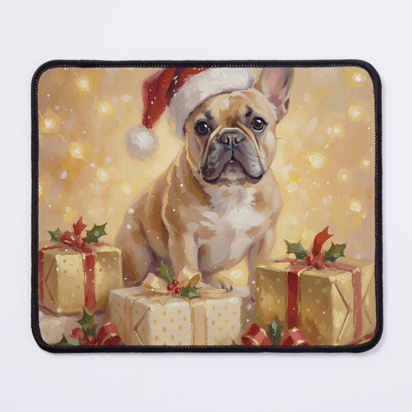 Item preview, Christmas French Bulldog Santa Hat Festive Dog Holiday Gift designed and sold by cr6zym1nd.
