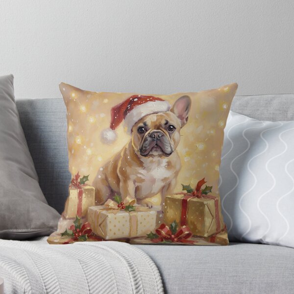 Item preview, Christmas French Bulldog Santa Hat Festive Dog Holiday Gift designed and sold by cr6zym1nd.