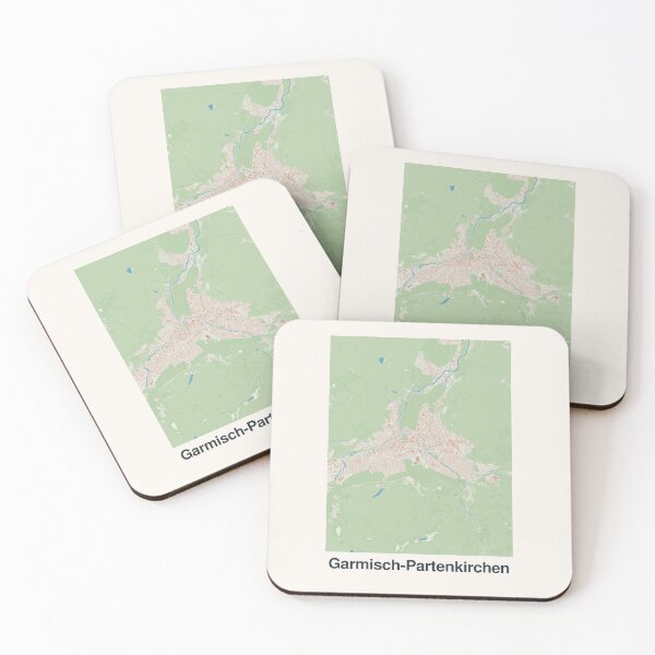 Item preview, Garmisch-Partenkirchen Minimalistic Map Art designed and sold by MapsNerd.