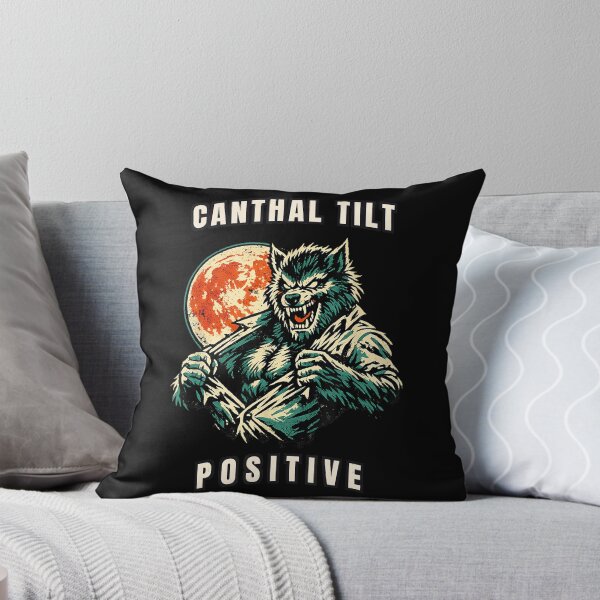 Item preview, Canthal Tilt Positive Werewolf Aesthetics Looksmaxxing Meme designed and sold by ZadehsiGG.