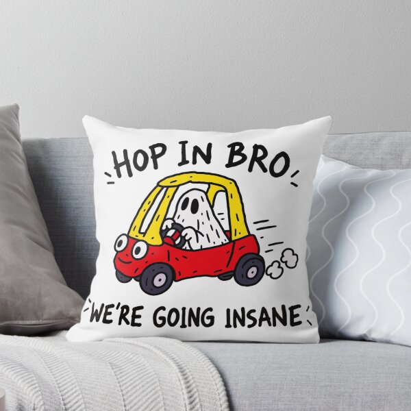 Item preview, Hop In Bro Ghost Car designed and sold by MonkiFlipp.