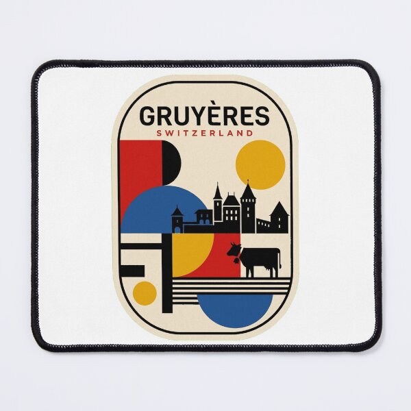 Item preview, Retro Gruyères Bauhaus Geometric Skyline designed and sold by k3rstman1.