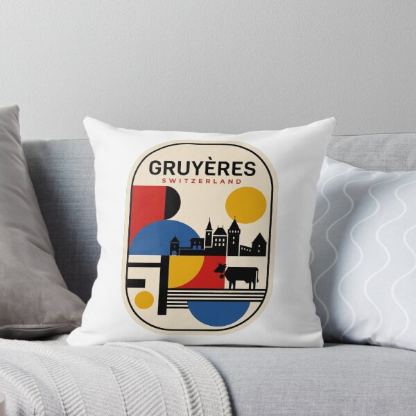 Item preview, Retro Gruyères Bauhaus Geometric Skyline designed and sold by k3rstman1.