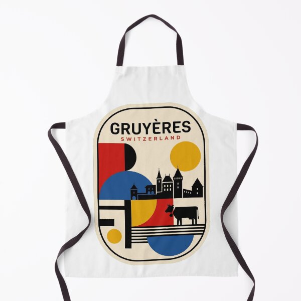 Item preview, Retro Gruyères Bauhaus Geometric Skyline designed and sold by k3rstman1.