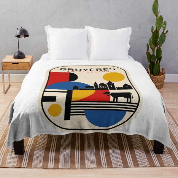 Item preview, Retro Gruyères Bauhaus Geometric Skyline designed and sold by k3rstman1.