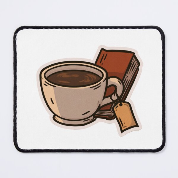 Item preview, Cozy Coffee Book Lover Reading Mug Design designed and sold by NicolasGlowArt.