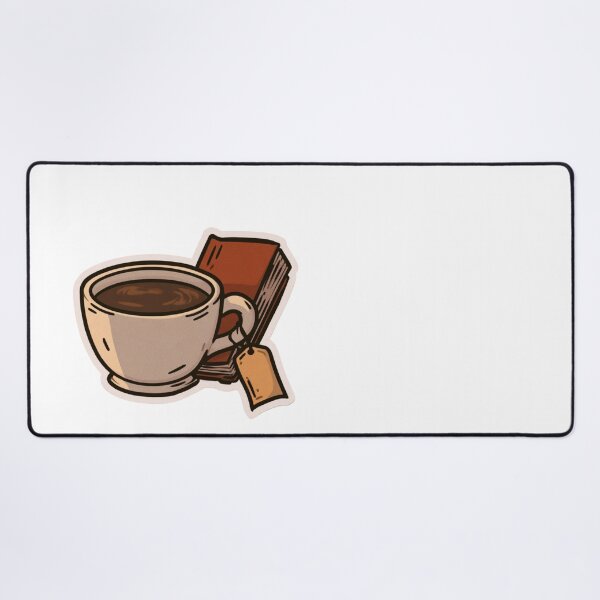 Item preview, Cozy Coffee Book Lover Reading Mug Design designed and sold by NicolasGlowArt.