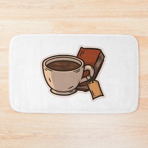 Item preview, Cozy Coffee Book Lover Reading Mug Design designed and sold by NicolasGlowArt.
