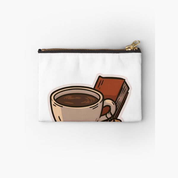 Item preview, Cozy Coffee Book Lover Reading Mug Design designed and sold by NicolasGlowArt.