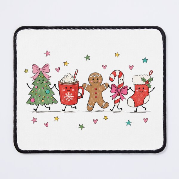 Item preview, Cute Christmas Characters Holiday designed and sold by dudelinart.
