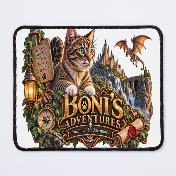 Item preview, Fantasy Cat Adventure – Boni’s Adventures designed and sold by KseniaDr.
