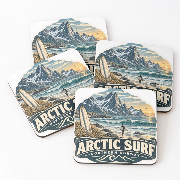 Item preview, Arctic Surf – Northern Norway Surf Adventure | Vintage Coastal Travel designed and sold by ChicClicker.