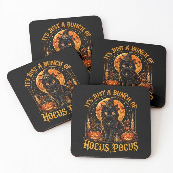 Item preview, It's Just a Bunch of Hocus Pocus Black Cat designed and sold by OddPopARt.