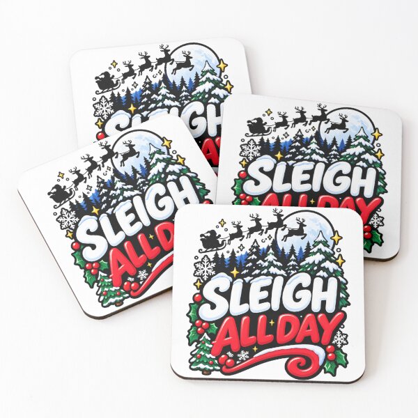 Item preview, Sleigh All Day Funny Christmas Quote Design designed and sold by Kenzie & Co.