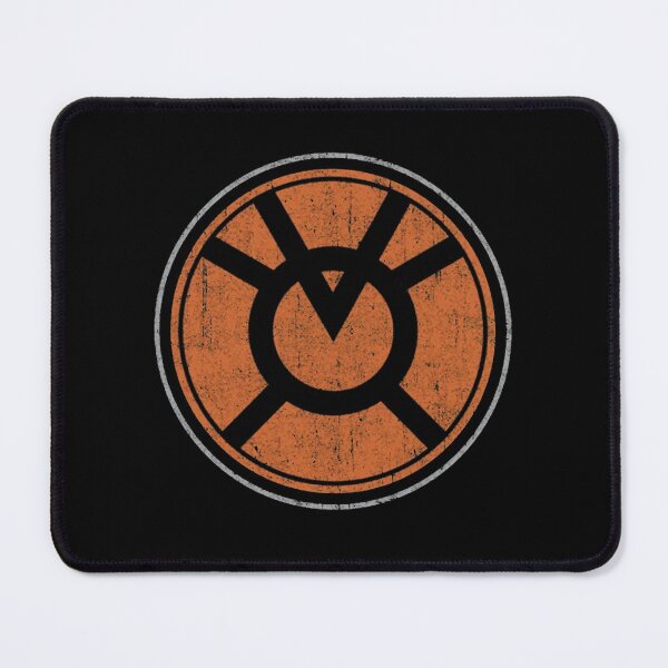 Item preview, Distressed Retro Sci-Fi Comic Symbol Orange Circular Badge designed and sold by AtulDave.