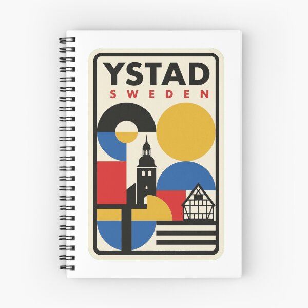 Item preview, Retro Ystad Bauhaus Geometric Skyline designed and sold by k3rstman1.
