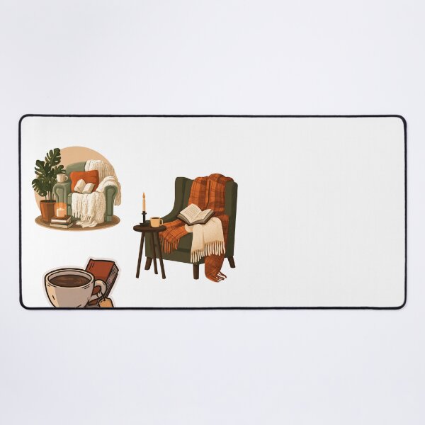 Item preview, Cozy Reading Nook Book Lover Aesthetic designed and sold by NicolasGlowArt.