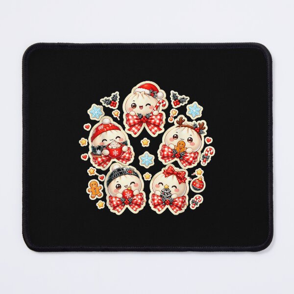 Item preview, Kawaii Christmas Cute Winter Dumplings Squishy designed and sold by GenioFin.