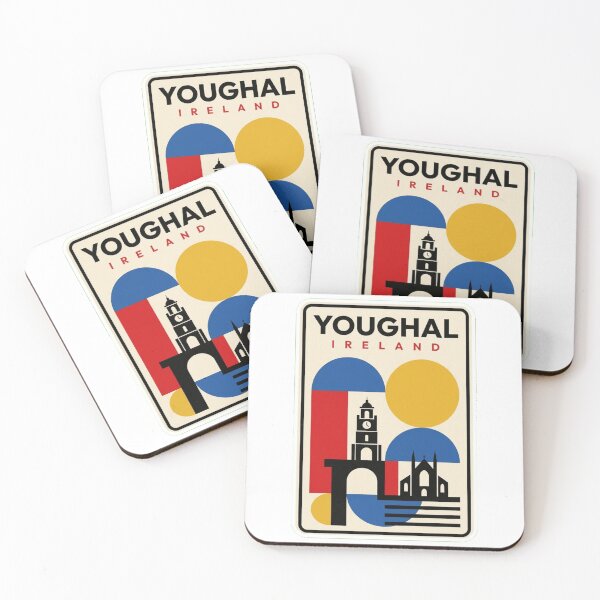Item preview, Retro Youghal Bauhaus Geometric Skyline designed and sold by k3rstman1.