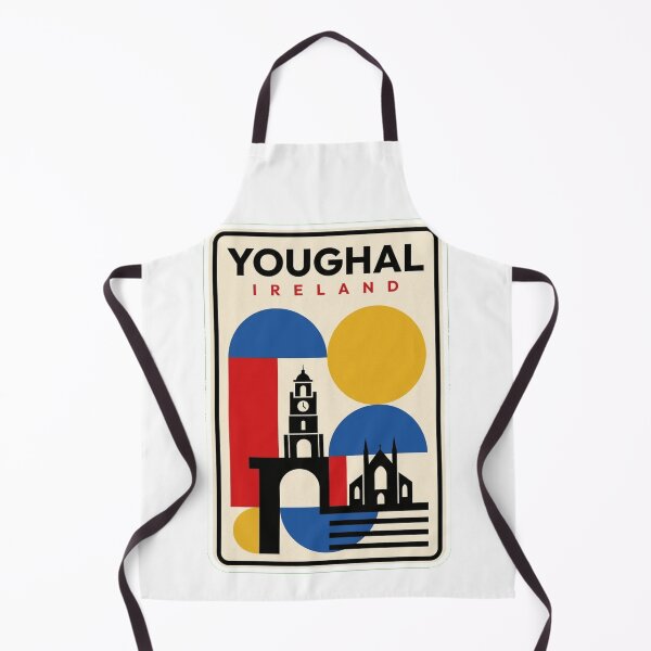 Item preview, Retro Youghal Bauhaus Geometric Skyline designed and sold by k3rstman1.