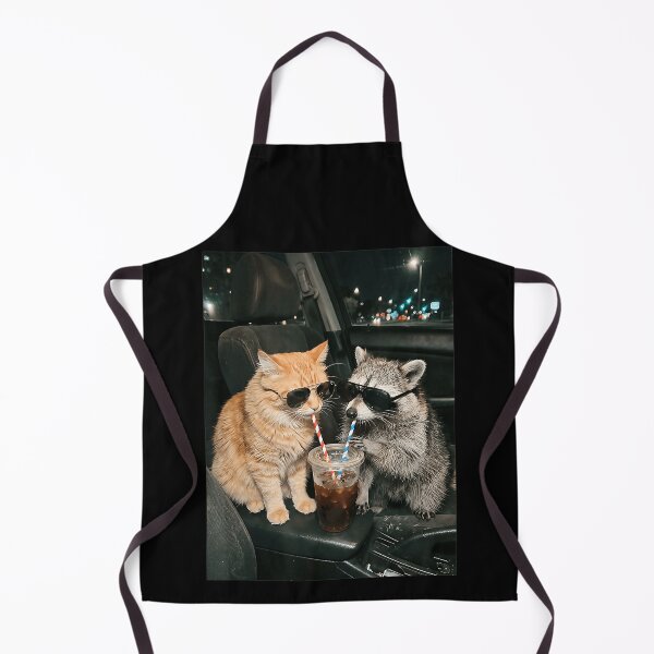 Item preview, Cool Cat Raccoon Friends Sunglasses Road Trip designed and sold by ZadehsiGG.