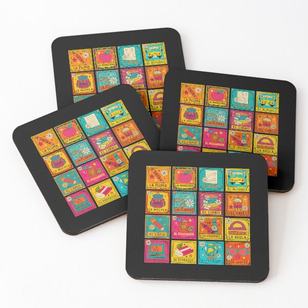 Item preview, Spanish Teacher Bingo Cards Classroom Learning Gift designed and sold by OddPopARt.