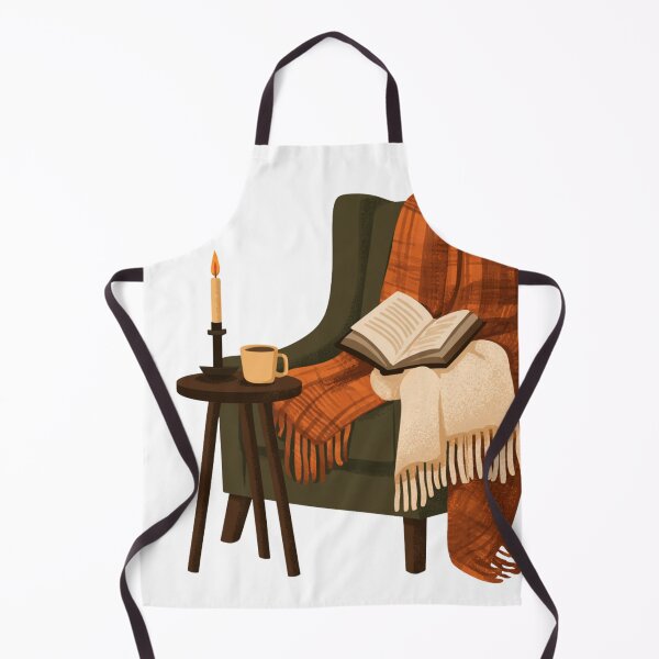 Item preview, Cozy Reading Nook Armchair Book Lover Hygge designed and sold by NicolasGlowArt.