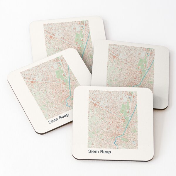 Item preview, Siem Reap Minimalistic Map Art designed and sold by MapsNerd.