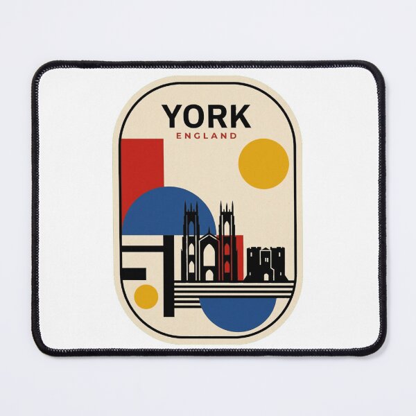 Item preview, Retro York Bauhaus Geometric Skyline designed and sold by k3rstman1.